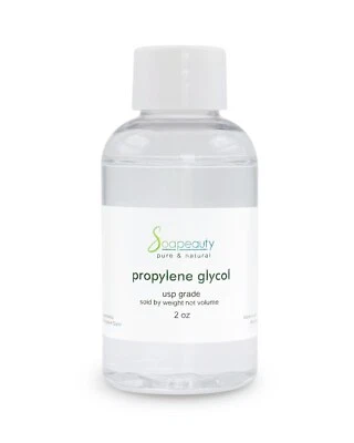 Propylene Glycol USP 99.9% Pure Food Grade NON GMO Kosher 2 OZ