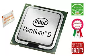 PROCESSORE SOCKET 775 INTEL PENTIUM D DUAL CORE 940 + BUSTINA PASTA TERMICA - Bild 1 von 1
