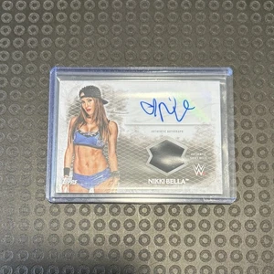 2015 Topps WWE Undisputed Autographed Relics Nikki Bella #UAR-NB - Picture 1 of 2