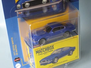 Matchbox 1977 Aston Martin V8 Vantage modelo de juguete azul 70 mm coleccionista - Imagen 1 de 2