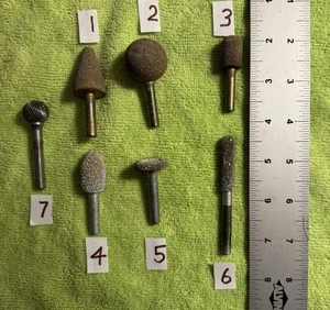Lot Of 6 Kutzall 1/4” Burrs With A Bonus Unbranded Burr - Picture 1 of 1