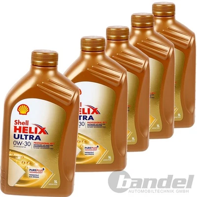 5x 1L SHELL HELIX PROFESSIONAL AVL 0W30 passend für VW 504.00 507.00 PORSCHE C30 - Bild 1 von 4