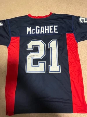 Camiseta deportiva local firmada por Willis McGahee Buffalo Bills Rep. (certificada Bas) Foto 1 de 2