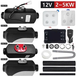 2-5KW 12V Night Diesel Air Heater Thermostat Caravan Motorhome Air Diesel Heater - Picture 1 of 17