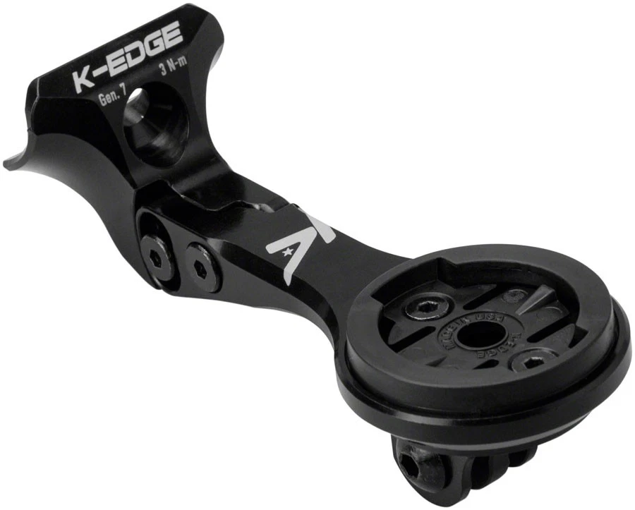 K-EDGE Garmin Gen 7 Madone/Emonda Combo Mount - Black Anodize K13-3200ic-BLK