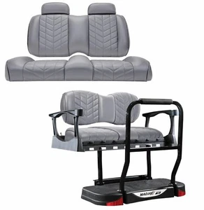MADJAX Aviator Seat Cushion Set w/Genesis 250 Rear Seat Kit |Club Car Golf Carts - Bild 1 von 6