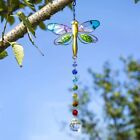 Dragonfly Decor Stained Glass Suncatcher Windows Hanging Crystal Sun Catcher