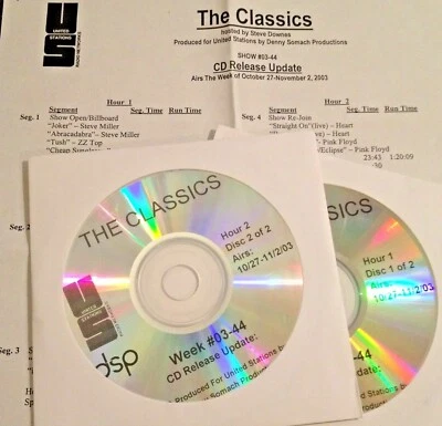RADIO SHOW:CLASSICS 10/27/03 FULL SETS w/THE WHO, BOB SEGER & GEORGE HARRISON - Image 1 of 2