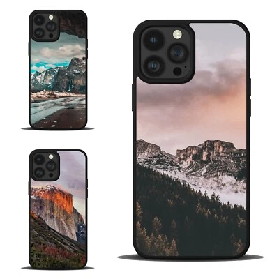 Funda Aluminio Parque Nacional Yosemite Invierno Para iPhone SE XS XR Max 5 6 7 8 Plus Foto 1 de 4