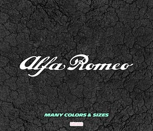 Alfa Romeo Classic Logo Decal for Car, Window or Laptop - Bild 1 von 4
