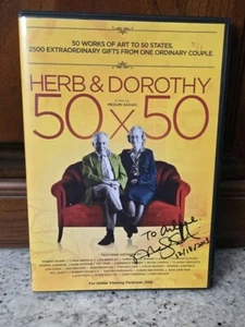 Herb & Dorothy 50 x 50 - RARE DVD 2013 CASE &DISC SIGNED BY MEGUMI SASAKI MINT! - Picture 1 of 7