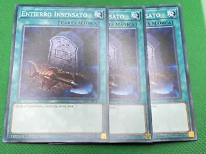 Foolish Burial (3x) LEHD-ENC17 SPANISH Common 1st NM Yugioh - Picture 1 of 1
