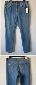 NWT Michael Kors Women's Izzy Skinny Cali Blue Jeans  Size 14 (A30) - Picture 1 of 3