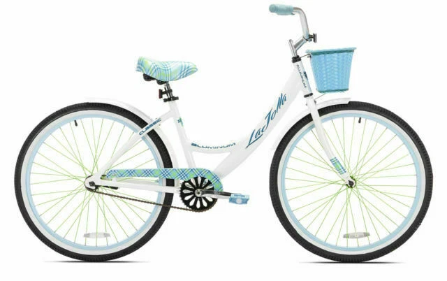 Kent La Jolla 26 inch Cruiser Bike - White
