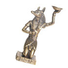 Egyptian Anubis Brass Statue Decor Figurine Gods Dog Model