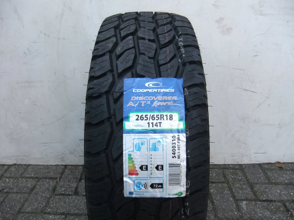 1 Offroad SUV-Reifen Cooper Discoverer A/T3 Sport 265/65R18 114T - Bild 1 von 1
