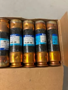 Littelfuse Class RK5 Time Delay, Dual Element Fuse Symbol and Amp FLNR 60 - Picture 1 of 3