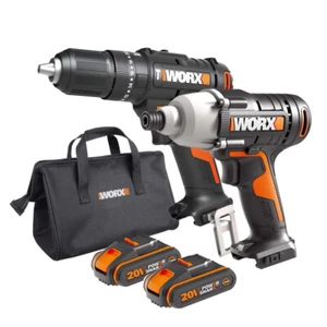 Kit Trapano avvitatore ed avvitatore ad impulsi Combo Worx WX902 - Foto 1 di 1
