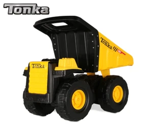Tonka Steel Classics Toughest Mighty Dump Truck - Yellow/Black Free Shipping AU - Picture 1 of 7