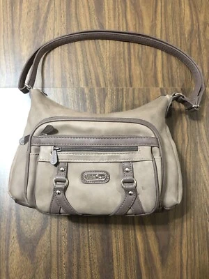 Cartera Bandolera Multi Sac Marrón Toneladas O Bolsillos Foto 1 de 4