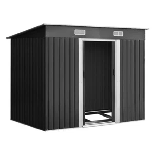 Giantz Garden Shed Sheds Outdoor Storage 2.38x1.31M Tool Workshop Metal Base - Picture 1 of 9
