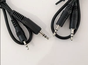 Zestaw kabli 2,5 mm i 3,5 mm do uniwersalnego kontrolera radiowego do przenośnych radia HT - Zdjęcie 1 z 3