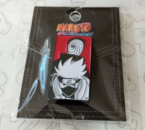 Kakashi Obito Naruto Shippuden Ripple Junction Enamel Lapel Pin - Picture 1 of 3