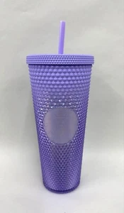 NEW Starbucks Purple Lavender Lilac Gradient Studded 24oz Venti Tumbler - Picture 1 of 2