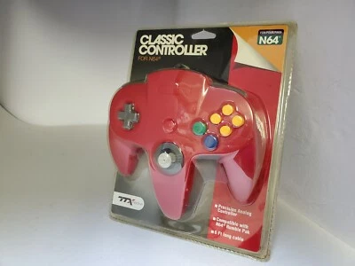 NEW TTX Solid Red Controller Control Pad Gamepad  for N64 Nintendo 64 #3P - Image 1 of 4