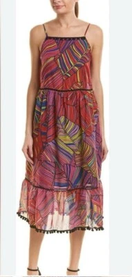 Vestido midi estampado Catherine Malandrino Gillie, talla XL. Precio de venta sugerido por el fabricante $138. Foto 1 de 4