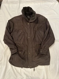 Vintage Italian Leather Coat Womans Lined See Pics For Measurements - Picture 1 of 9