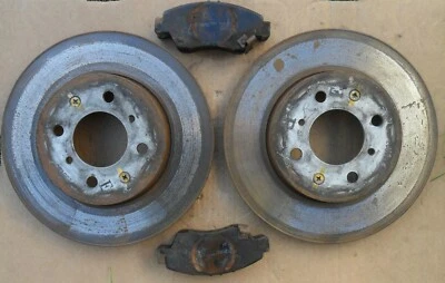 DISCOS Y PASTILLAS DE FRENO DELANTEROS HONDA CRX ESI Civic del Sol 92-98 NSF OSF BREAK Foto 1 de 2