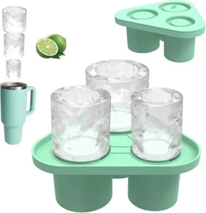 Bandeja para cubitos de hielo con tapa compatible con vaso Stanley de 20, 30, 40 oz - Imagen 1 de 7