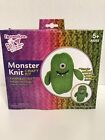 Expressions Monster Tricot Craft Kit Fil Vert Cils Arc Cheveux Inclus Lumineux