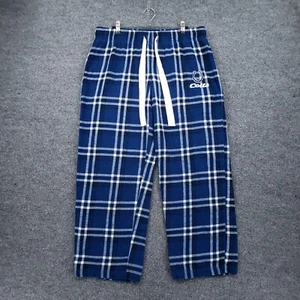Indianapolis Colts Pajama Pants Women L Large Blue Plaid Sleepwear NFL Football - Picture 1 of 11