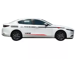 Graphics Car Sticker For Mazda 3 Side Door Decal Waist Line Stripes Double Sides - Bild 1 von 4