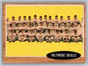 1962 Topps Baltimore Orioles Team Card #476 - Picture 1 of 2