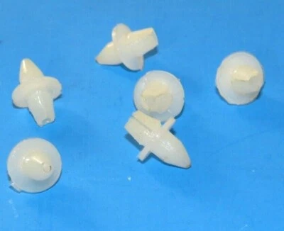 Haier Dryer Model RDE350AW: Top Panel Locking Clips Set of 6 (P5306)  - Image 1 of 4