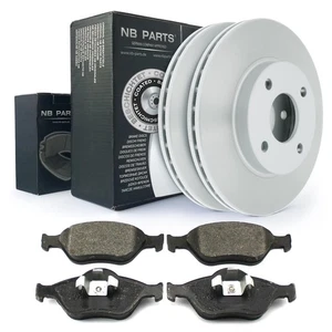 Bremsscheiben Bremsbeläge vorn 258 für Ford Courier Fiesta 4 5 Fusion Ka Mazda 2 - Bild 1 von 4