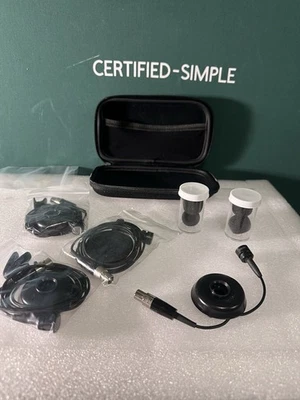 4X Shure PG185 Lavaliermikrofon mit Nierencharakteristik - Clip-on Kondensatormikrofon für Shure Taschensender - Bild 1 von 4