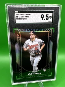 Coby Mayo RC 2025 Topps Chrome Shadow ETCH SGC 9.5 Orioles - Bild 1 von 11