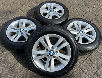 4 ALU WINTERRÄDER BMW 3ER REIHE F30 F31 4ER F36 205/60R16 92H CONTI FREIHAUS - Bild 1 von 4