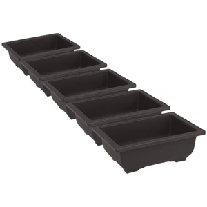  15 pcs Bonsai Planting Pots Rectangular Planter Flower Planting Containers No - Picture 1 of 12