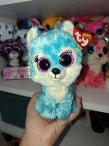 Selten Ty Beanie Boos Boo - Jade Wolf Lodge exklusives Plüschtier Kuscheltier 6 Zoll - nicht mehr produziert - Bild 1 von 9