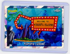 Topps Chrome Spongebob 2025 | Night Shift Manager Karate Island /25 | 169 - Picture 1 of 2