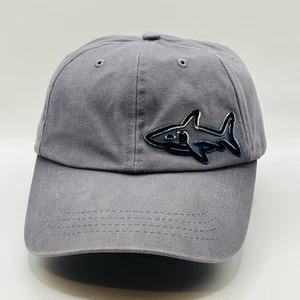 Sea World Mütze Kappe Hai Logo verstellbar Baumwolle Freizeit Papa Herren Damen grau blau - Bild 1 von 5