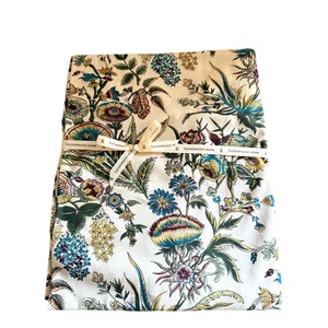 NWT Tuckernuck Sharp Floral Round Tablecloth 70" Cotton Table Home Decor $128 - Picture 1 of 4
