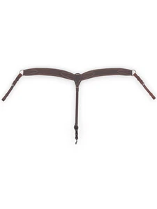 Cesta de cuero de búfalo tejido cuello de pecho tooled Western Horse Tack 5616TOL - Imagen 1 de 2