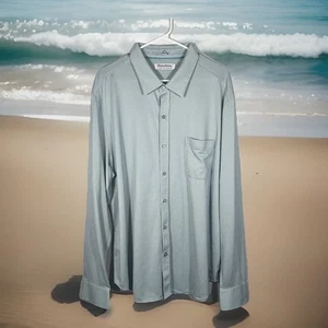 Tommy Bahama San Lucio Stretch IslandZone Shirt Button Down SUPIMA Blue XXL - Picture 1 of 9