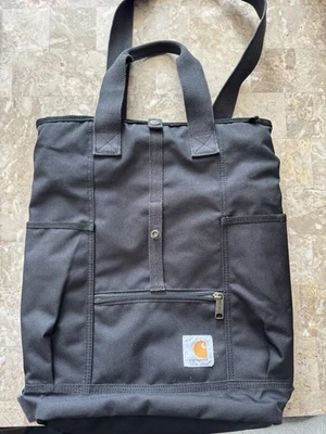 Carhartt Convertible Backpack Tote, Durable Tote Bag w Adjustable Straps Grey - Image 1 of 4